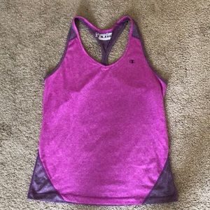 Champion pink and purple workout tank top